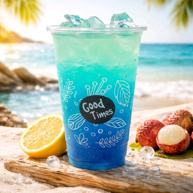 Lychee Blue Lagoon.