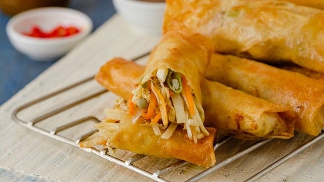Vegetable Lumpia.