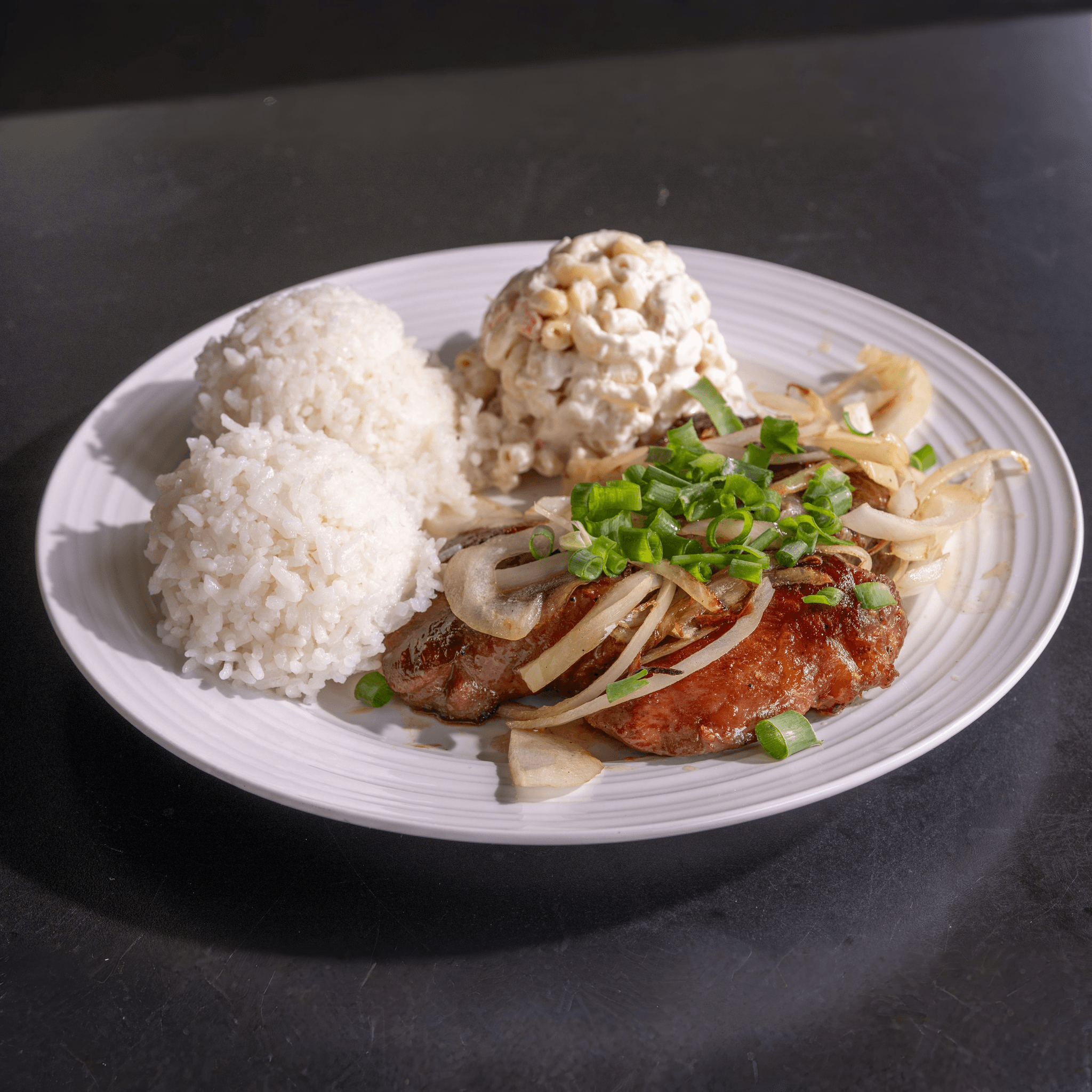 Grilled Pork with Onion.