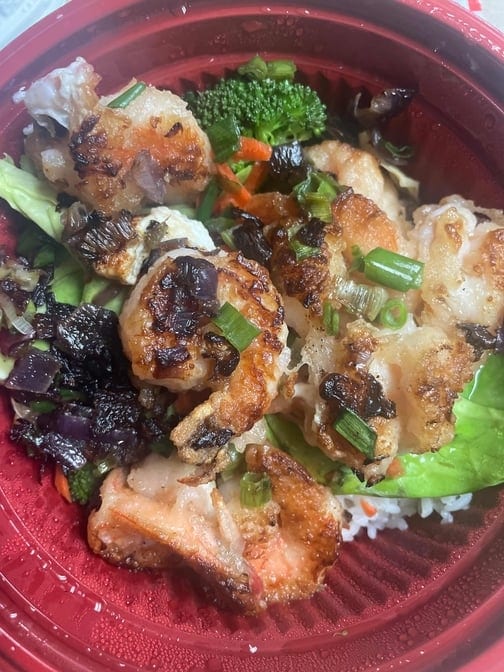 Grilled Shrimp Bowl.