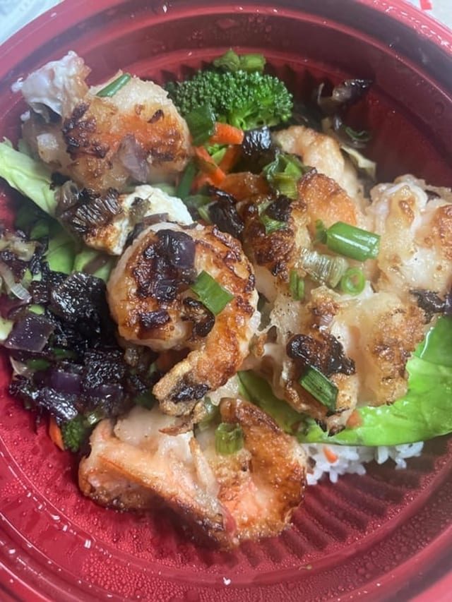 Grilled Shrimp Bowl.
