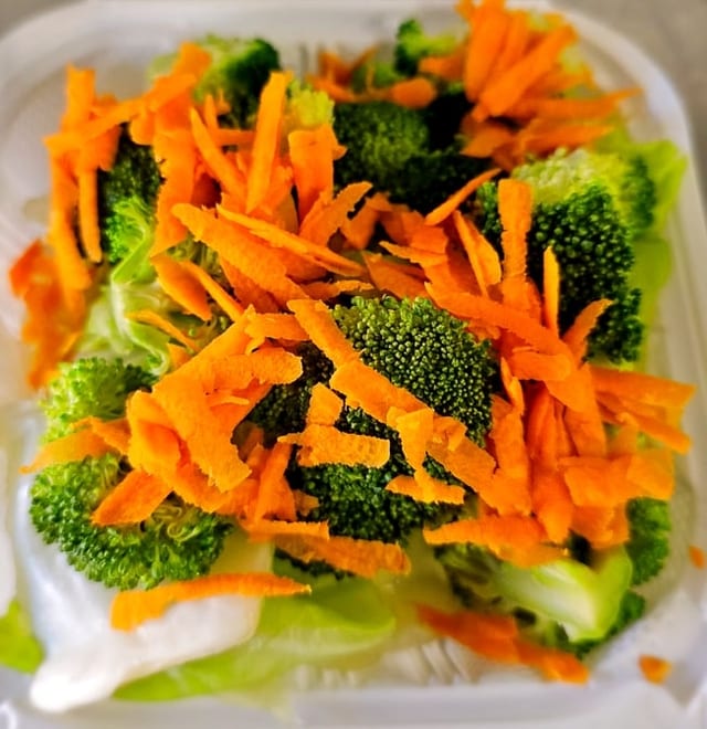 Steamed Vegetables.
