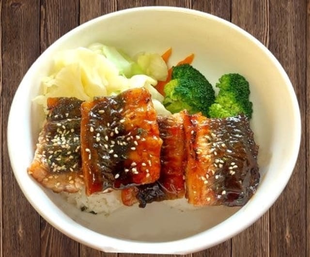 Unagi (Eel) Rice Bowl.