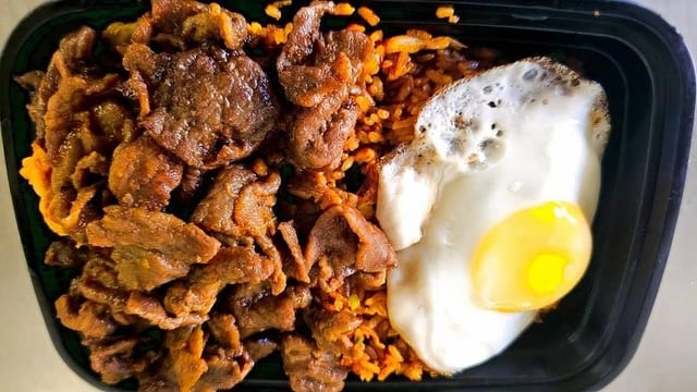 Kimchi Beef Fried Rice.